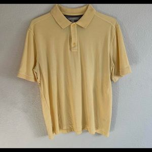 mens yellow polo shirt